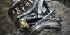 Стильный аксессуар мужское кастомизированное кольцо из серебра и золота