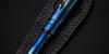 шариковая ручка в синем титановом корпусе