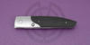 416 Steel handle, Carbon Fiber Inlays. City metallic bolster by Jean-Pierre Martin