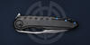 Black DLC handle. Sigil Elmax knife by Marfione Custom Knives