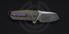 Damascus Blade of Bulldog knife by Cheburkov's Workshop