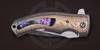 Valmara Non Recurve Mokume is equipped with mokume inlays on the handle and timascus clip