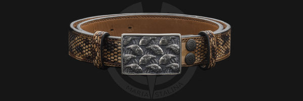 Leather belt Pisces Andrey Avvakumov