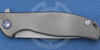 Titanium handle. Serial EDC Flipper-95 Nudist from the Shirogorov Brothers Workshop