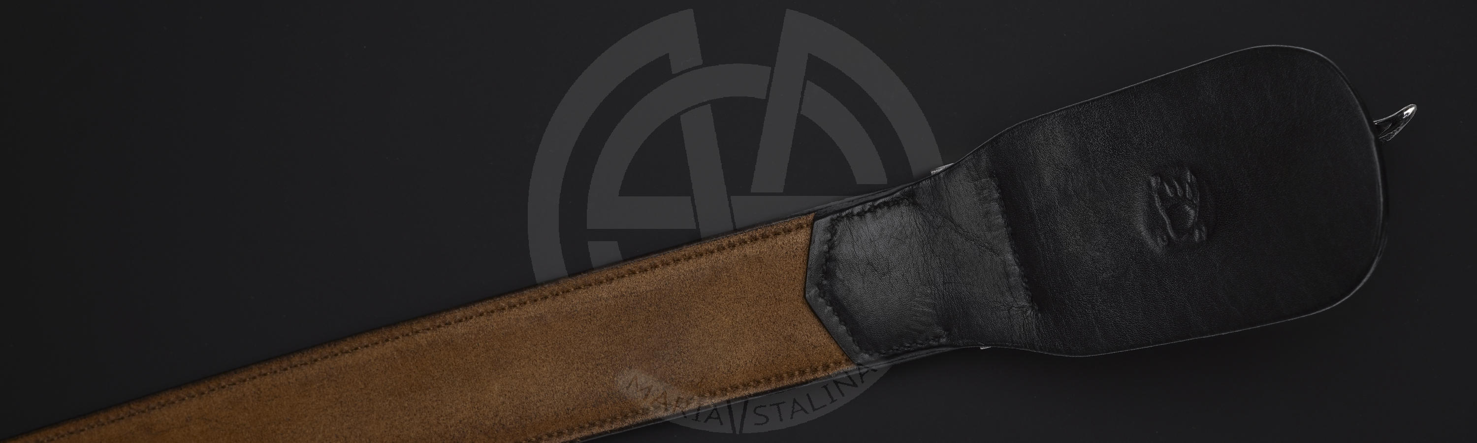 Custom leather belt