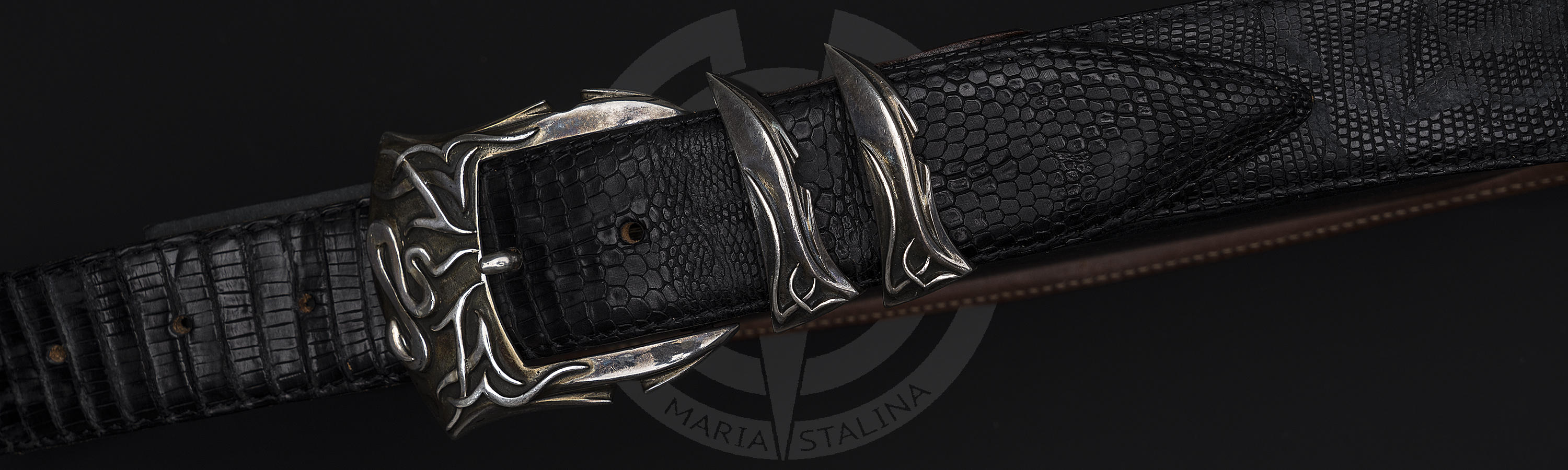 Custom leather belt