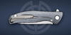 Titanium handle Baikal knife by Sergey Shirogorov