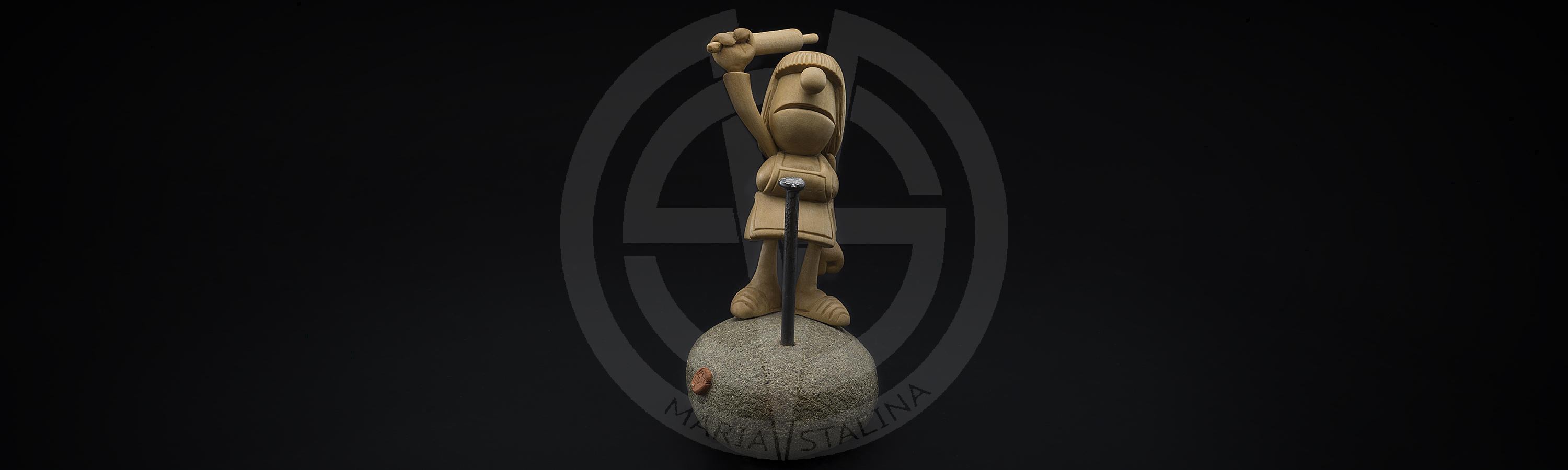 Custom humorous statuette