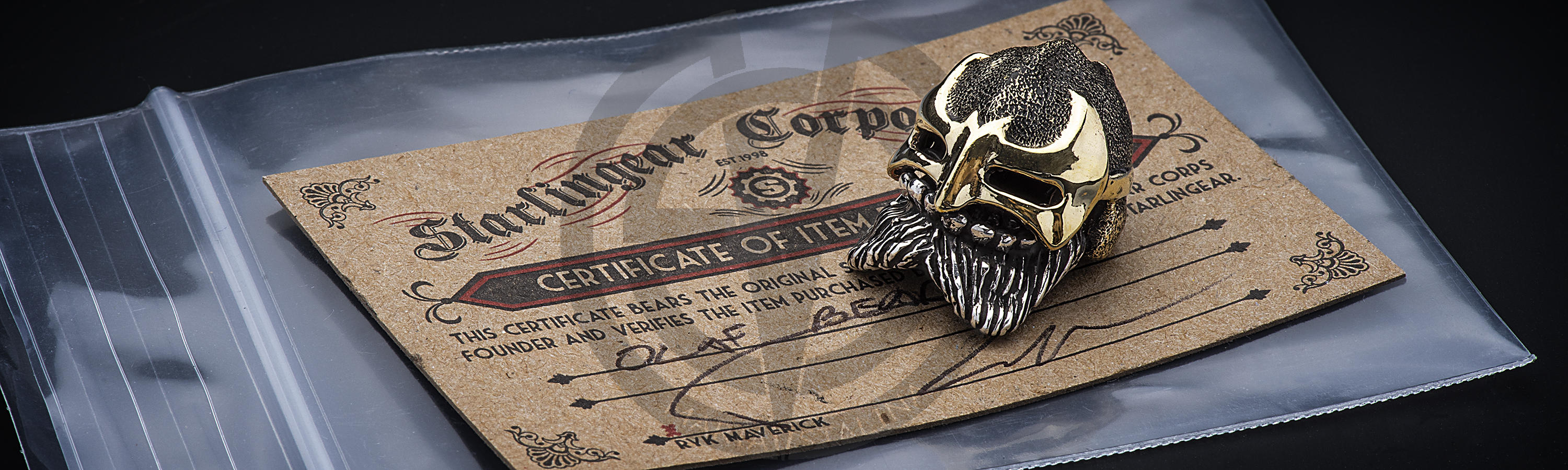 Original custom bead Viking