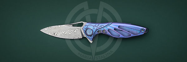 Rike Knife Rike mini Hummingbird blue