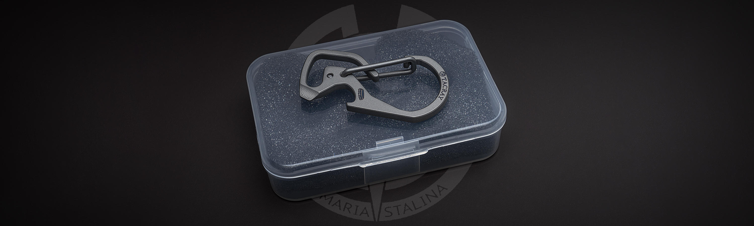 A plastic case comes with multi tool