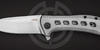 Lightweight serial 0801 Ti flipper knife with titanium handle by Zero Tolerance Rexford Design 