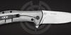 S35VN blade. Lightweight serial 0801 Ti flipper knife with titanium handle by Zero Tolerance Rexford Design 