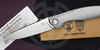 Limited Edition folding knife SBW & Lee Williams 110 Kickstop Anchor Grey