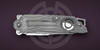 Titanium handle of Borziy Comanche knife by Manufactory S&L
