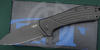 The black folding knife Zero Tolerance 0801 titanium, Elmax with DLC coating by Rexford Design