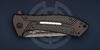 Carbon fiber inlays. ZT 0801 CF knife