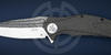 Zero Tolerance 0777 folding knife with a blade made of Damascus Devin Thomas and Vanax 35