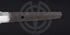 Nakago mei is the signature of a blacksmith-gunsmith Fujiwara Nobuyoshi on Wakizashi sword 