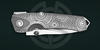 Titanium handle. Author's knife Rhino TΩ 1/5 S&L manufactory