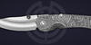 Collectible folding knife Rhino TΩ 2/5  with axial sliding void by Manufactory S&L