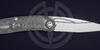 Folding knife Technoshaman BA Run1 8/10 with author's CAB lock (Compression with Assisted Button Lock) from Manufactory S&L