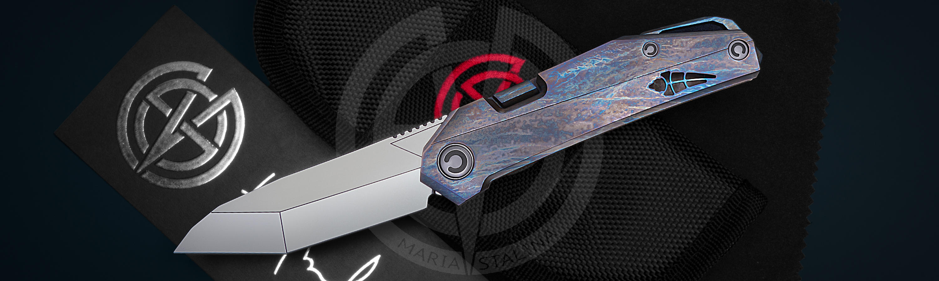 Package contents of the knife Kalpa Run 1 BL signature 1/5: case, certificate, microfiber
