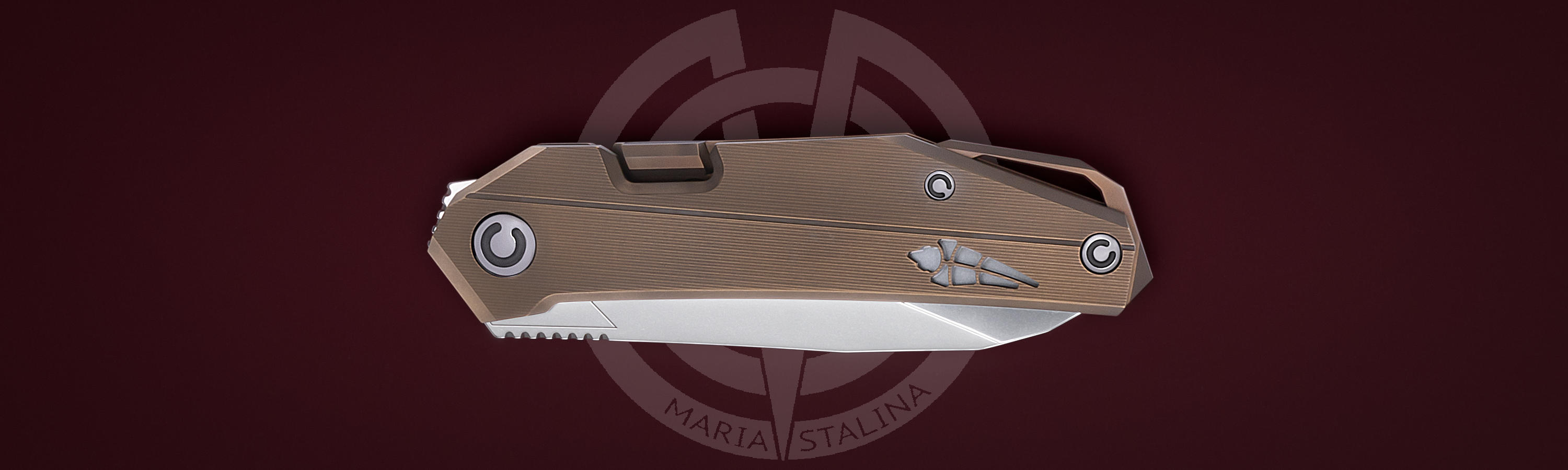 Manufacture caliber folding knife Kalpa Run 2 BW/BR 4/5