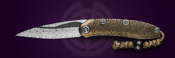 The knife Technoshaman Slim BRose SiL Manufactory