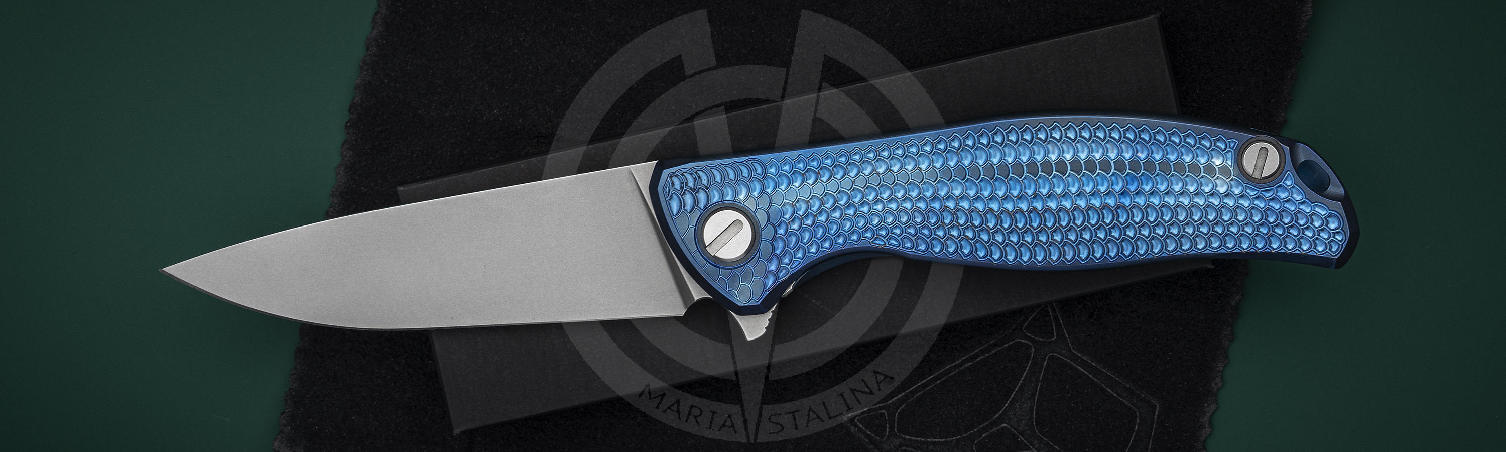 Custom knife SBW Flipper 95 
