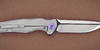 Blade of CPM-S35VN. Serial knife Model 601 Plain by We Knife