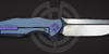 Serial EDC flipper We Knife Model 601 Blue with CPM-S35VN blade