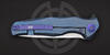 Titanium clip We Knife Model 601 Blue