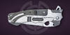 Titanium clip of Multi Grind Power knife by De Villiers Andre (RSA)