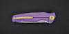 Clip 6AL4V Anodized Titanium
Serial knife Model 601 Purple by We Knife