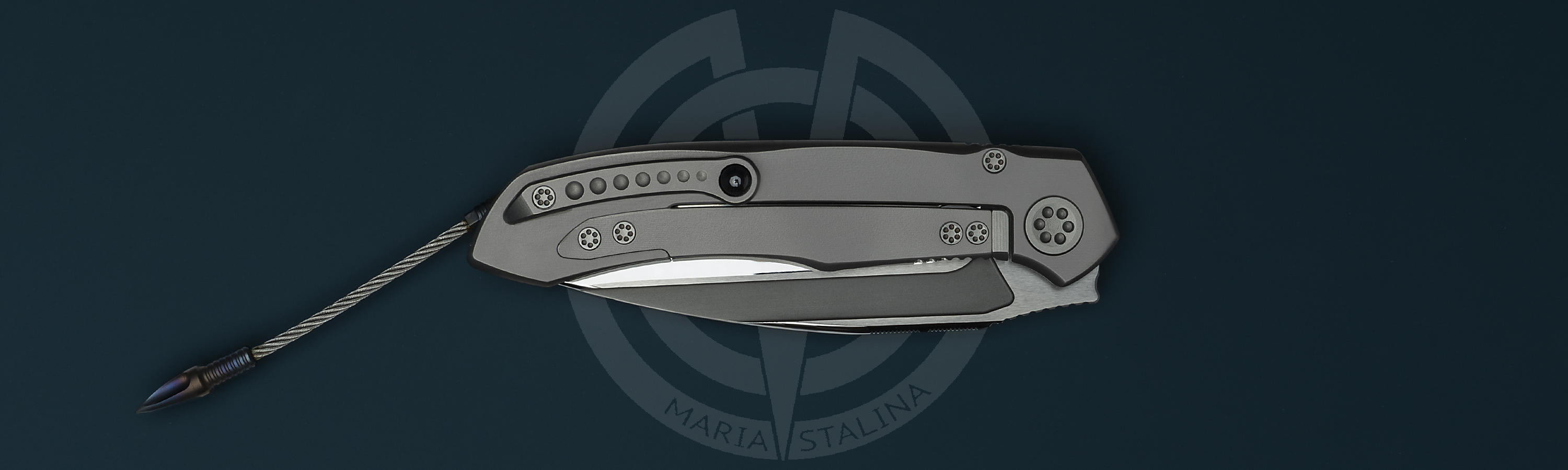 Custom tactical knife Anax