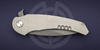 Anodizing, stonewash of the knife Viper Gray by Medford by Knife and Tool