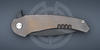 Titanium handle
Viper Bronze by Medford Knife and Tool