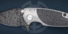 Direware Knives Hyper-90 knife with black Damascus blade