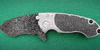 Folding Damascus knife S-90 by Direware Knives