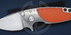 Direware Knives Hyper-90 folding knife orange G-10 handle