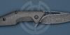 D2 steel blade of Division knife by Brous Blades