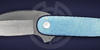 Proper folding knife with unusual blade by ERO Knives 