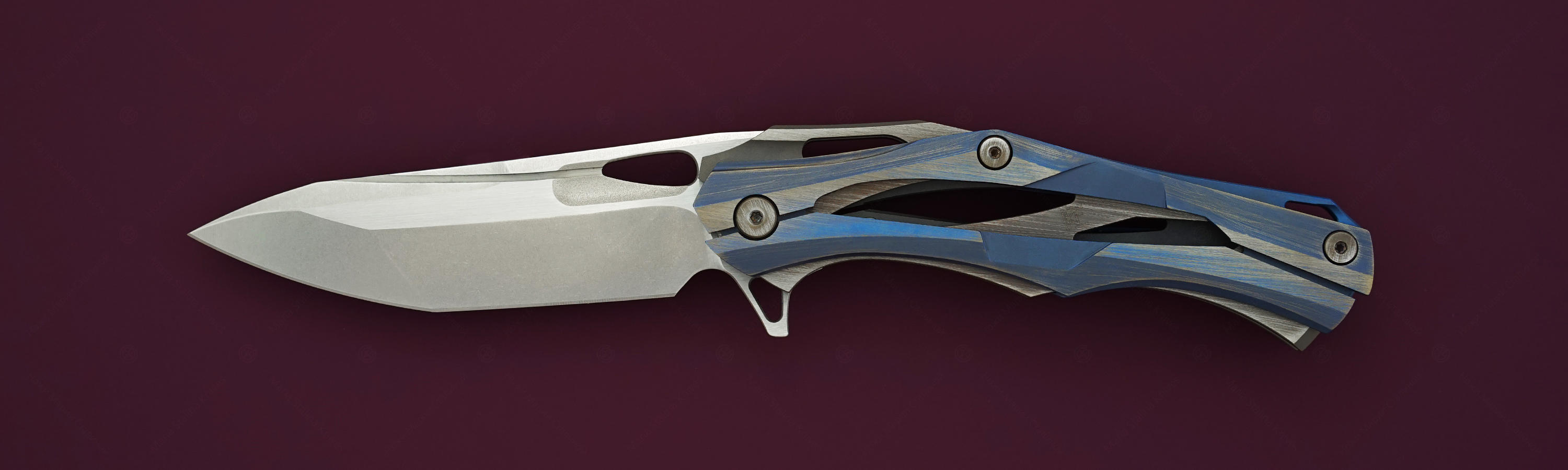 Custom Knife Factory Decepticon-1 Blue