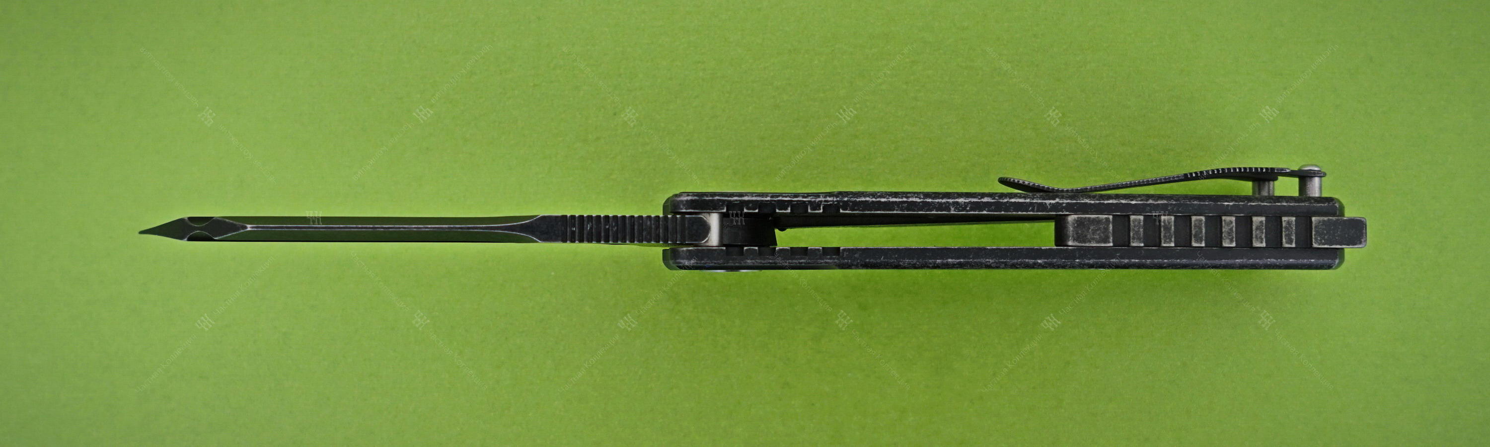 Blackened titanium backspacer
