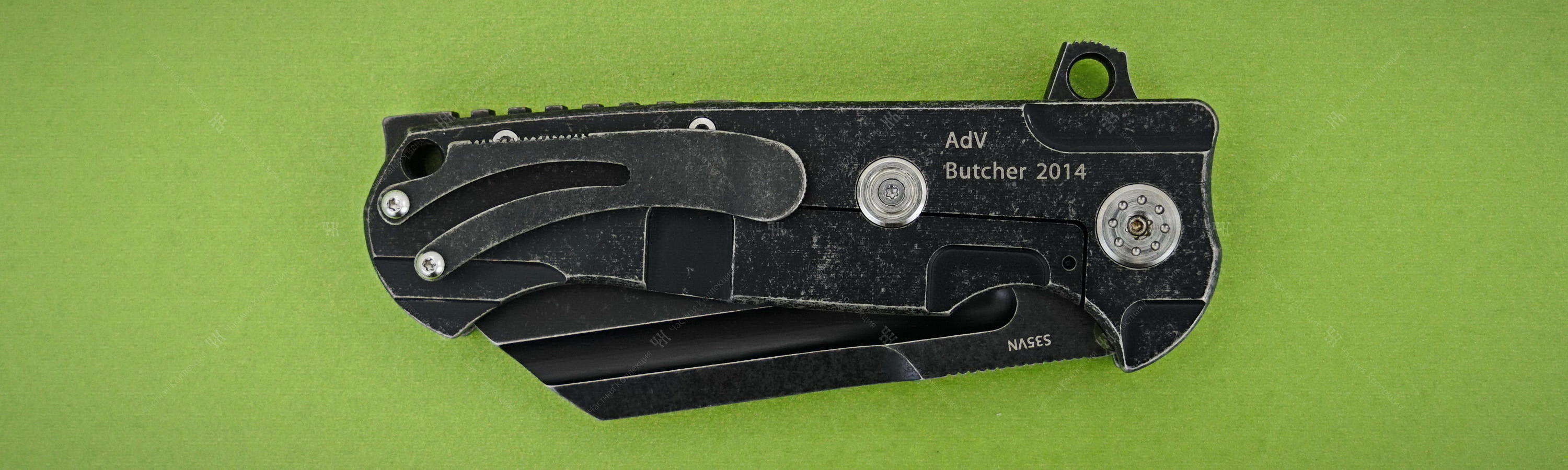Titanium clip of Butcher 2014