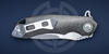 Stainless steel 3D pocket clip.
Wayfarer knife from American company Olamic Cutlery