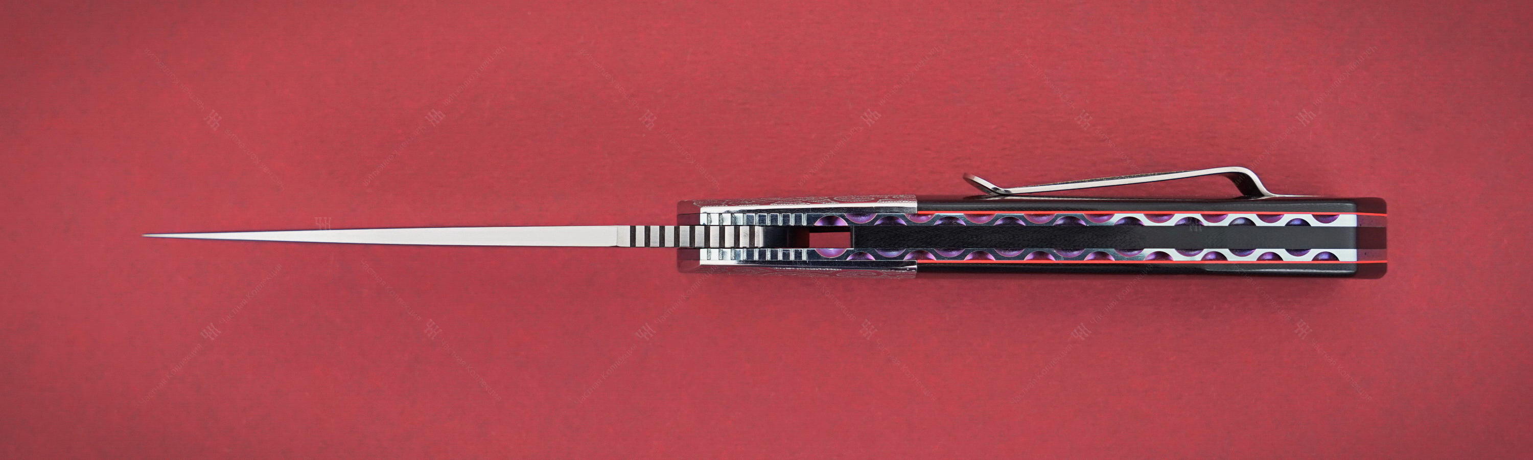 Anodized titanium liner