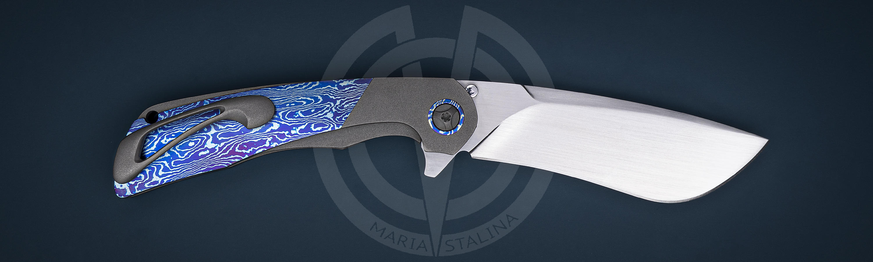 Steel CPM S35VN Blade of Sabotage knife