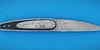 Texas Steel Damascus blade of Raindrop knife by Corrie Schoeman